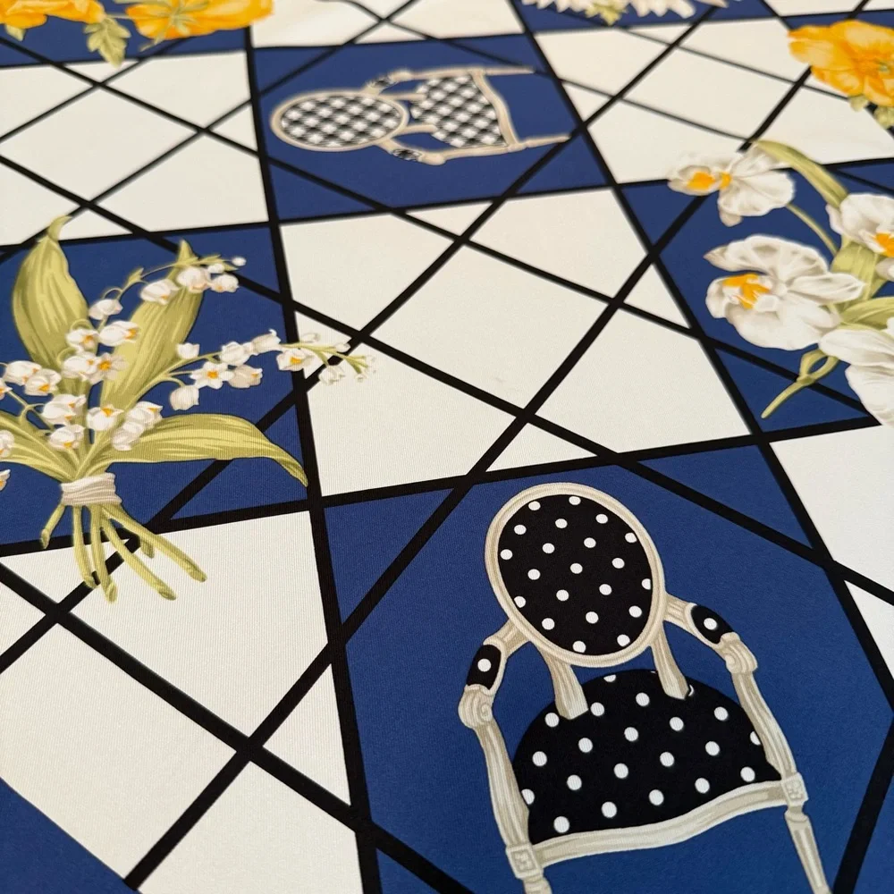 Authentic Christian Dior Silk Scarf 34”